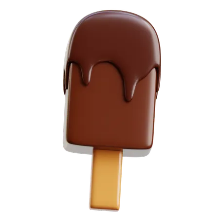 Chocolate  ice cream  3D Icon