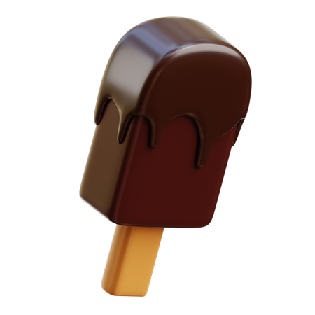 Chocolate  ice cream  3D Icon