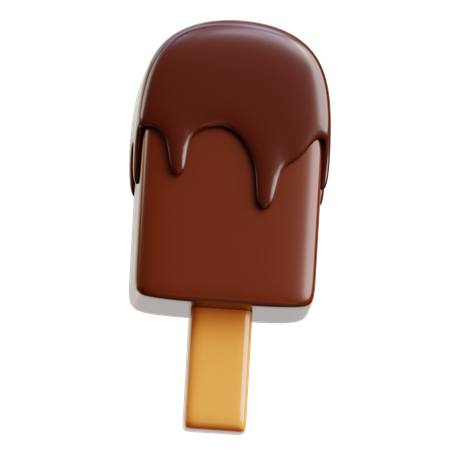 Chocolate  ice cream  3D Icon