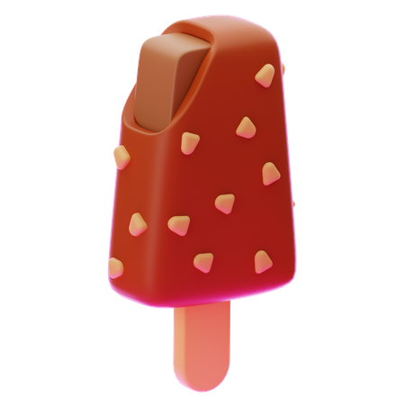 Chocolate Ice Cream  3D Icon