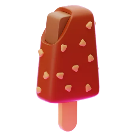 Chocolate Ice Cream  3D Icon