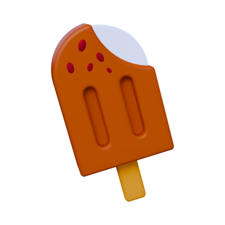 Chocolate Ice Cream  3D Icon
