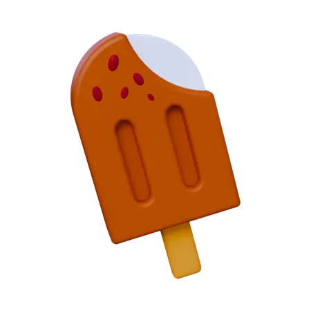 Chocolate Ice Cream  3D Icon