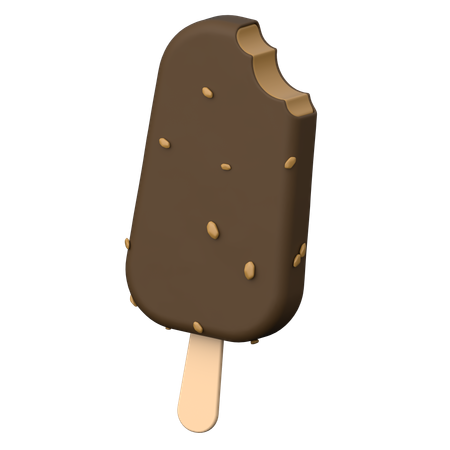 Chocolate Ice Cream  3D Icon