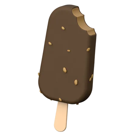 Chocolate Ice Cream  3D Icon