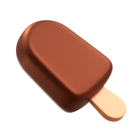 Chocolate Ice Cream  3D Icon