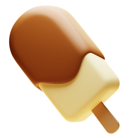 CHOCOLATE ICE CREAM  3D Icon
