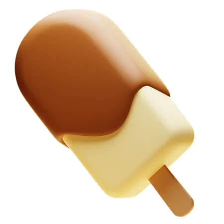 CHOCOLATE ICE CREAM  3D Icon