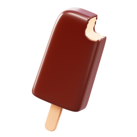Chocolate Ice Lolly  3D Icon