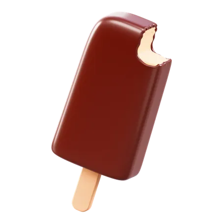 Chocolate Ice Lolly  3D Icon