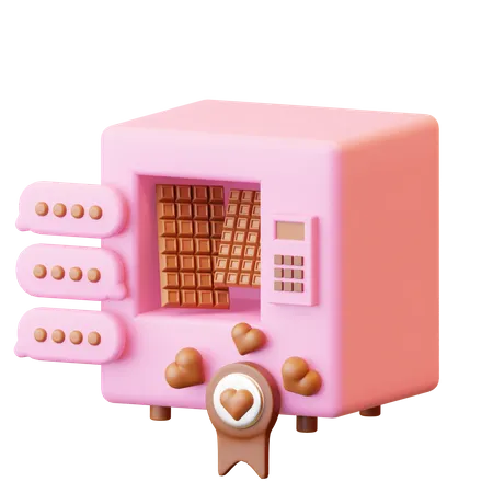 Chocolate In Fridge  3D Icon