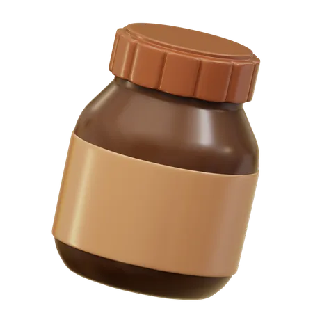 Chocolate jam  3D Icon