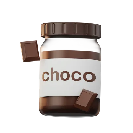 Chocolate Jam  3D Icon