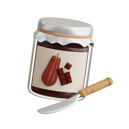 Chocolate Jam  3D Icon