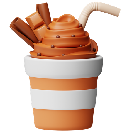 Chocolate Latte  3D Icon