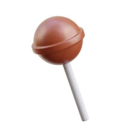 Chocolate Lollipop  3D Icon