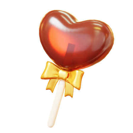 Chocolate Lollipop  3D Icon