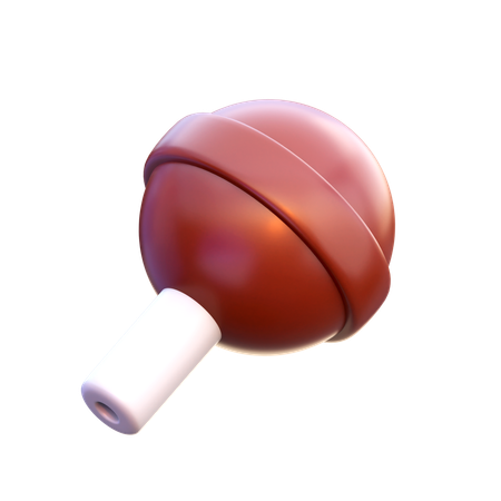 Chocolate Lollipop  3D Icon