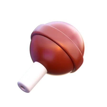 Chocolate Lollipop  3D Icon