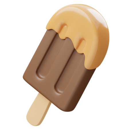 Chocolate Lolly 3D Icon