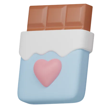 Chocolate Love  3D Icon