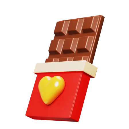 チョコレート愛  3D Icon