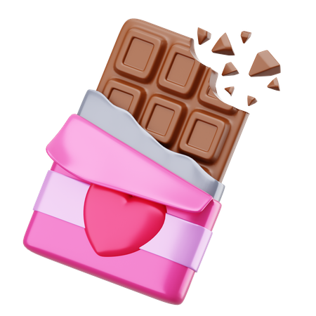 チョコレート愛  3D Icon