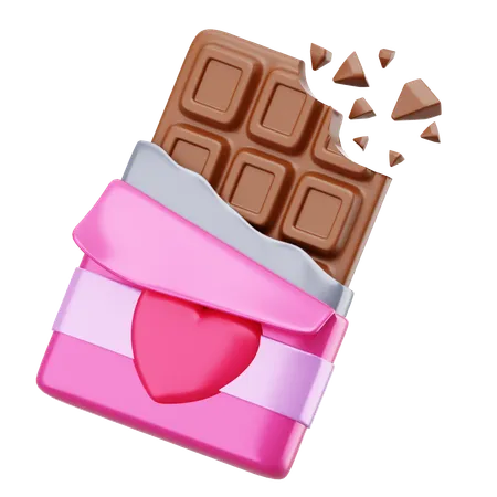 チョコレート愛  3D Icon