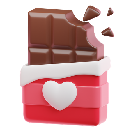 Chocolate Love  3D Icon