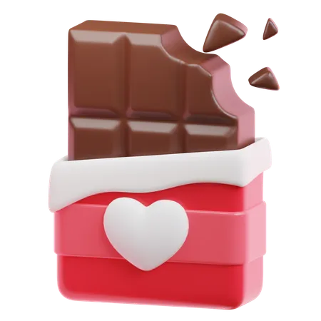 Chocolate Love  3D Icon