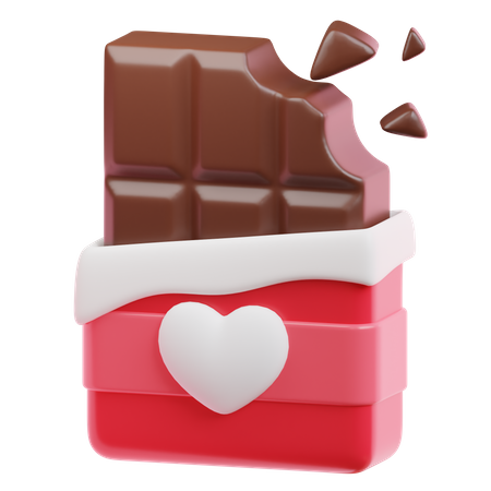 Chocolate Love  3D Icon