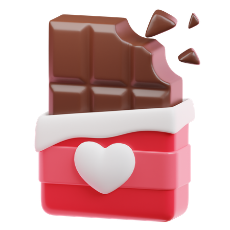 Chocolate Love  3D Icon