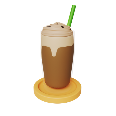 Chocolate Milkshake  3D Icon