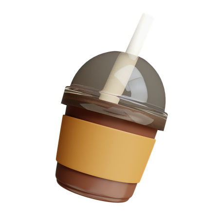 Chocolate Milkshake  3D Icon