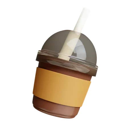 Chocolate Milkshake  3D Icon