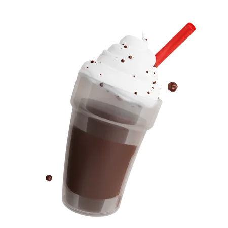 Chocolate Milkshake  3D Icon