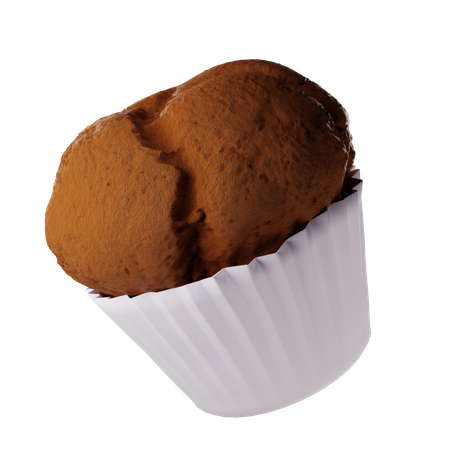 Chocolate Muffin  3D Icon