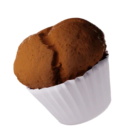 Chocolate Muffin  3D Icon