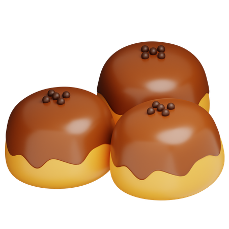 Chocolate Muffins  3D Icon