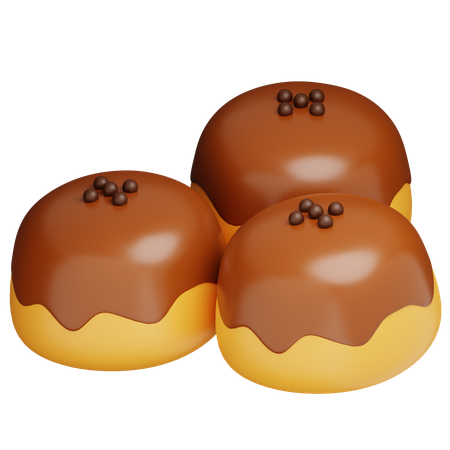 Chocolate Muffins  3D Icon