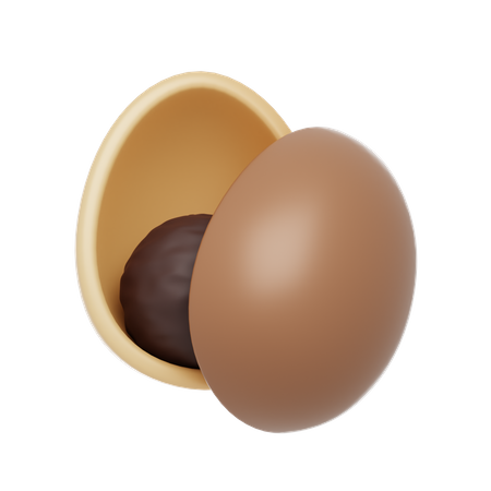Doces de ovos de chocolate  3D Icon