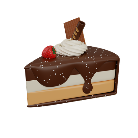 Chocolate pastry  3D Icon