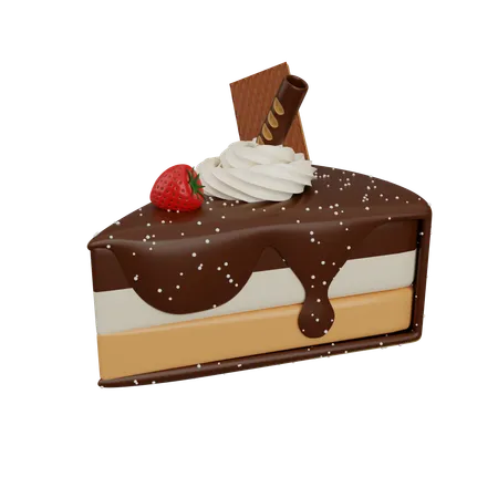 Chocolate pastry  3D Icon