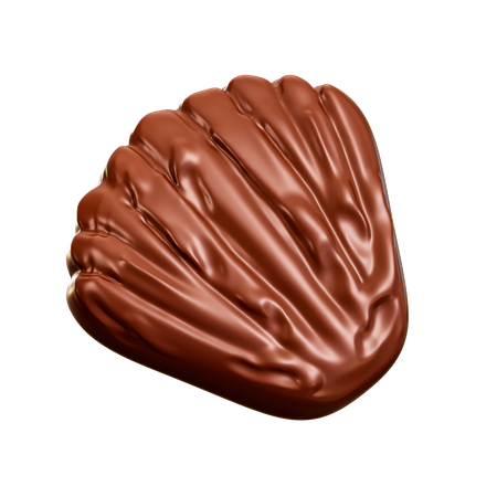 Chocolate Pearl  3D Illustration