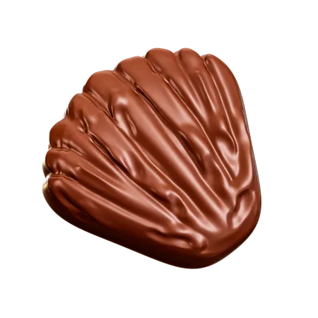 Chocolate Pearl  3D Illustration