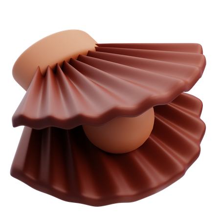 Chocolate Pearl  3D Icon