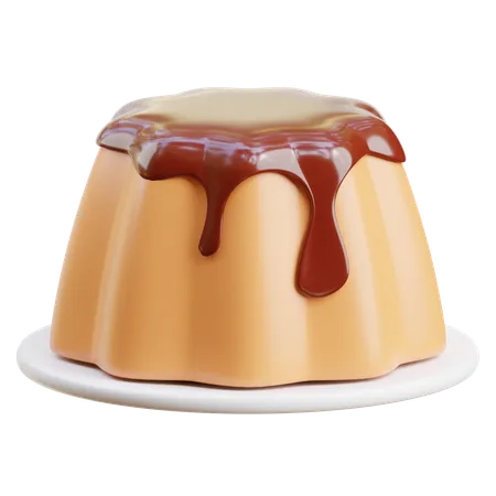 Chocolate Pudding  3D Icon