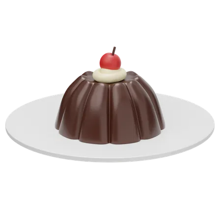 Chocolate Pudding  3D Icon