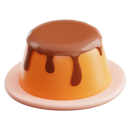 Chocolate Pudding  3D Icon