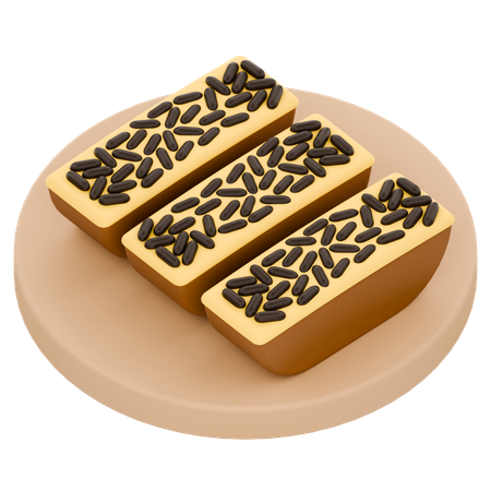 Chocolate Pukis  3D Icon